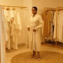 Western Classic Designer Linen Natural Beige Long Loungewear