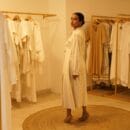 Western Classic Designer Linen Natural Beige Long Loungewear