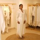 Indian Ethnic Classical Designer White Pure Silk with White Lace Kurta & Bottom 2 PC Set