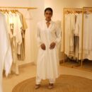 Indian Ethnic Classical Designer White Pure Silk with White Lace Kurta & Bottom 2 PC Set