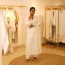 Indian Ethnic Classical Designer White Pure Silk with White Lace Kurta & Bottom 2 PC Set