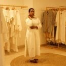 Ethnic Classic Designer Linen White 2 PC Suit -Top Kurta & Bottom Afghani Salwar